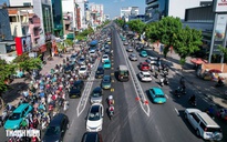 Đường 3 chiều Cộng Hòa: Vì sao phải lắp lại dải phân cách cứng?
