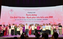 TP.HCM vinh danh 104 gia đình văn hóa - hạnh phúc tiêu biểu