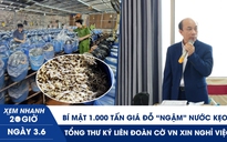 Xem nhanh 20h ngày 3.6: Bí mật 1.000 tấn giá đỗ ‘ngậm’ nước kẹo | Tổng thư ký Liên đoàn Cờ VN xin nghỉ việc