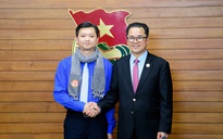 T.Ư Đoàn hội đàm với Ban Thanh niên T.Ư Đảng Nhân dân Campuchia