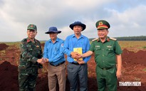 Lực lượng tìm kiếm, quy tập hài cốt liệt sĩ ở xã Minh Đức (Đồng Nai): Phát hiện nhiều di vật