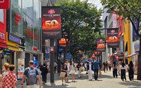 Hình ảnh 50 năm thành phố mang tên Bác nổi bật giữa trung tâm Seoul