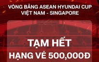 Vé 500.000 đồng xem đội tuyển Việt Nam đấu Singapore 'cháy hàng' qua kênh bán trực tuyến