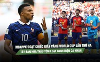 Mbappe đoạt Chiếc giày vàng World Cup lần thứ hai, Tây Ban Nha thâu tóm loạt danh hiệu cá nhân