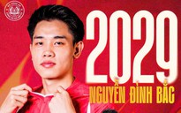 Đình Bắc tiếp tục ở lại CLB CAHN: Hợp đồng 3 năm, yên tâm cống hiến