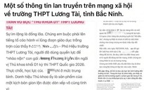 Bắc Ninh: Xác minh thông tin tố giám thị làm bài hộ con gái hiệu phó