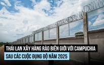 Thái Lan xây tường rào biên giới với Campuchia