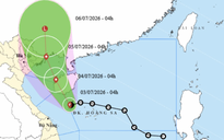 Bão số 1 (bão Maysak) giật cấp 10, dự báo 3 tỉnh đón gió bão mạnh