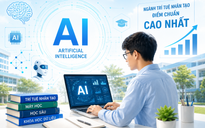 Điểm chuẩn ngành AI 'kịch trần', học xong lương khởi điểm có cao?