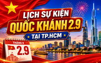 Lịch sự kiện dịp Quốc khánh 2.9 ở TP.HCM: Bắn pháo hoa, biểu diễn nghệ thuật, triển lãm