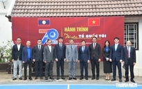 Hoạt động đầu tiên của đoàn Hành trình ‘Tôi yêu Tổ quốc tôi’ tại Lào