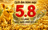 5.8 năm ngoái là 'ngày ngắn nhất lịch sử', năm nay là ngày gì?