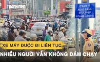 Vòng xoay ngã sáu Cộng Hòa: Xe máy được đi liên tục, nhiều người vẫn không dám chạy