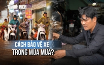 Mưa trắng trời ở TP.HCM, chủ tiệm sửa xe làm điều bất ngờ: Chỉ khách cách… bớt phải quay lại tiệm