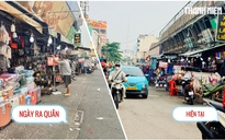 Lấn chiếm lòng đường quanh chợ Bà Chiểu tái diễn dù đã xử lý 490 trường hợp