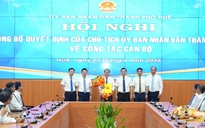 Thành phố Huế tiếp nhận nhân sự từ Đà Nẵng
