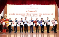 9 sĩ quan công an được biệt phái đến Thanh tra Chính phủ