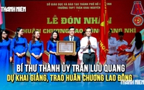 Bí thư Thành ủy Trần Lưu Quang dự khai giảng, trao Huân chương Lao động cho Trường Trần Khai Nguyên