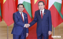 Chủ tịch Quốc hội Trần Thanh Mẫn hội kiến Tổng thống Myanmar Min Aung Hlaing