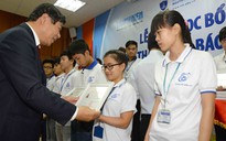 Trao học bổng Nguyễn Thái Bình - Báo Thanh Niên