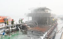 Bà Rịa - Vũng Tàu: Dập tắt đám cháy trên tàu chứa 1.500m3 xăng