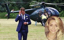 Tuyển thủ Arsenal rước dâu bằng trực thăng
