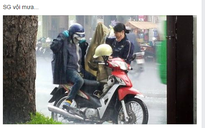 Sài Gòn bất chợt đổ mưa khiến dân mạng hào hứng