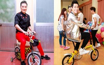 Mr Đàm, Nguyên Khang hào hứng đạp xe trong hậu trường 'The Remix'