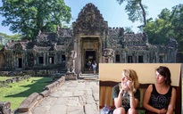 Chụp ảnh khoả thân ở Angkor Wat, hai nữ du khách Mỹ bị trục xuất