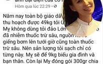 Đề nghị xử lý Facebooker Lương Hoàng Anh tung tin 'tỏi Lý Sơn nhiễm thuốc trừ sâu'