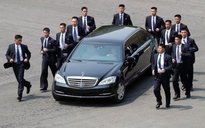 Lãnh đạo hai miền Triều Tiên được hộ tống bằng xe Mercedes chống đạn