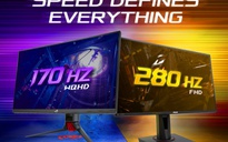 ASUS giới thiệu 3 màn hình game tấm nền IPS với tần số quét 170Hz và 280Hz