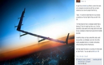 Facebook thử nghiệm thành công máy bay phát internet