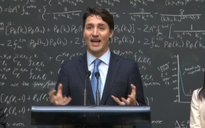 Thủ tướng Canada bất ngờ phô diễn kiến thức lượng tử