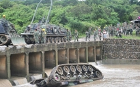 Xe tăng Đài Loan lao xuống sông, 4 binh sĩ chết đuối