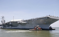 Hải quân Mỹ nhận siêu tàu sân bay Gerald Ford vào tháng 4