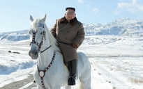 Chủ tịch Kim Jong-un cưỡi bạch mã dạo Bạch Đầu Sơn