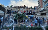Động đất, sóng thần tại Thổ Nhĩ Kỳ và Hy Lạp, nhiều tòa nhà đổ sập