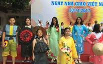 Thầy trò biểu diễn thời trang mừng Ngày Nhà giáo Việt Nam 20.11