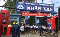 Cháy phòng nội trú trường học