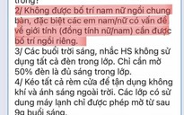 Hiệu trưởng trường THPT nói gì về tin nhắn được cho là 'kỳ thị giới tính'?