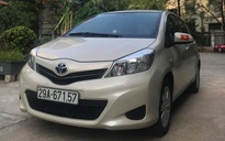 Xe hiếm Toyota Yaris 2013 nhập từ châu Âu về Việt Nam