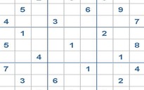 Mời các bạn thử sức với ô số Sudoku 3158 mức độ Khó