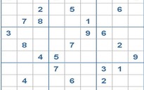 Mời các bạn thử sức với ô số Sudoku 3186 mức độ Khó