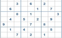 Mời các bạn thử sức với ô số Sudoku 3220 mức độ Khó