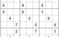 Mời các bạn thử sức với ô số Sudoku 3482 mức độ Khó