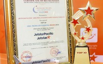 Jetstar Pacific nhận giải thương hiệu tiêu biểu hội nhập châu Á - Thái Bình Dương
