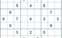 Mời các bạn thử sức với ô số Sudoku 3544 mức độ Khó