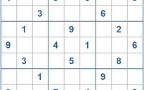 Mời các bạn thử sức với ô số Sudoku 3622 mức độ Khó