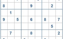 Mời các bạn thử sức với ô số Sudoku 3624 mức độ Khó